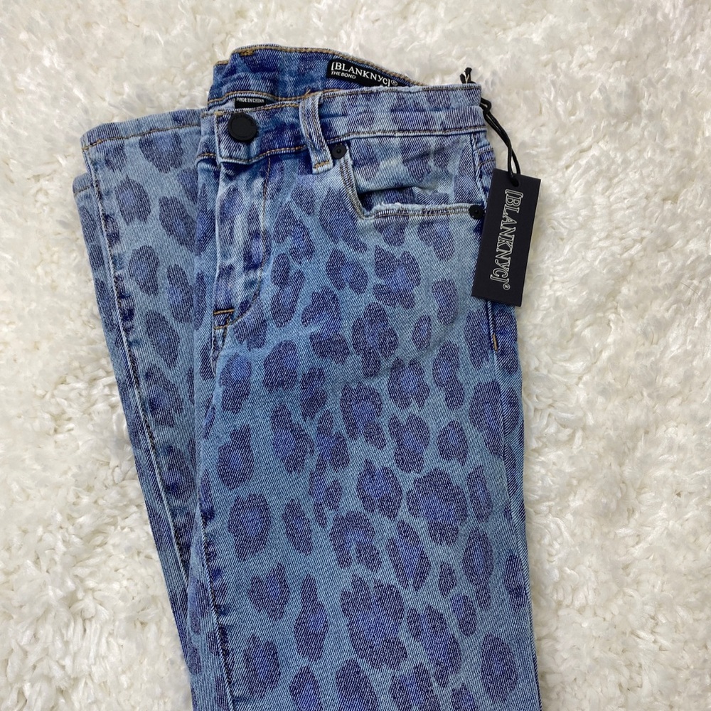 Blank NYC Cheetah Skinny Jeans